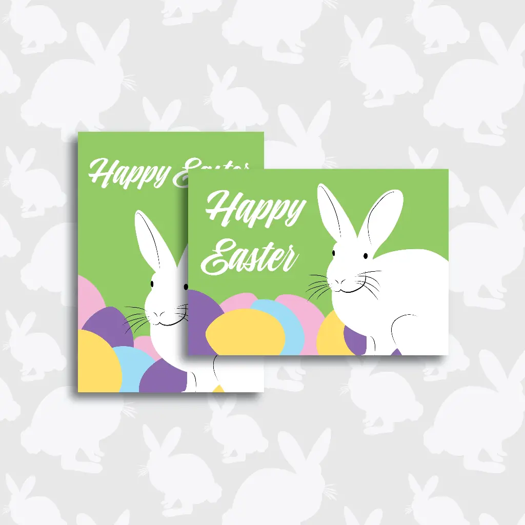 Spring Time Happy Easter Greeting Card
