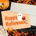 Trick or Treat Cute Ghost Halloween Card