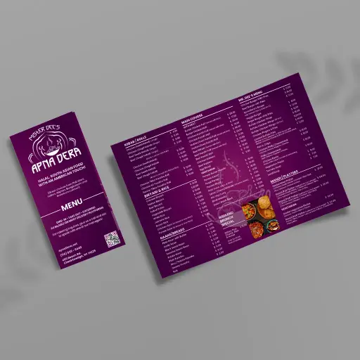 Tri Fold Menus