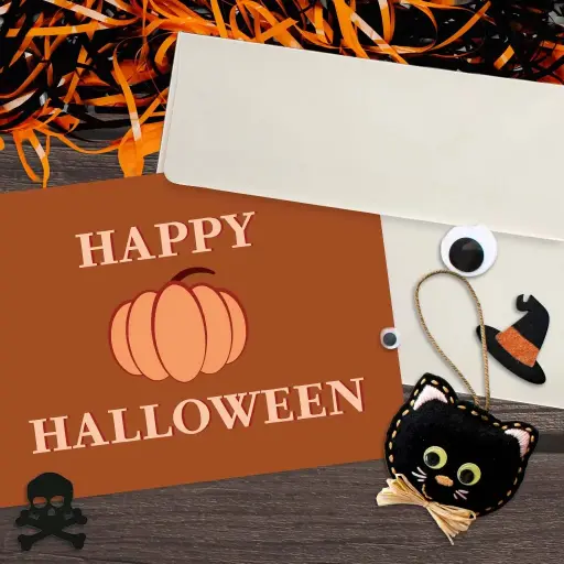 Pumpkin Happy Halloween Card
