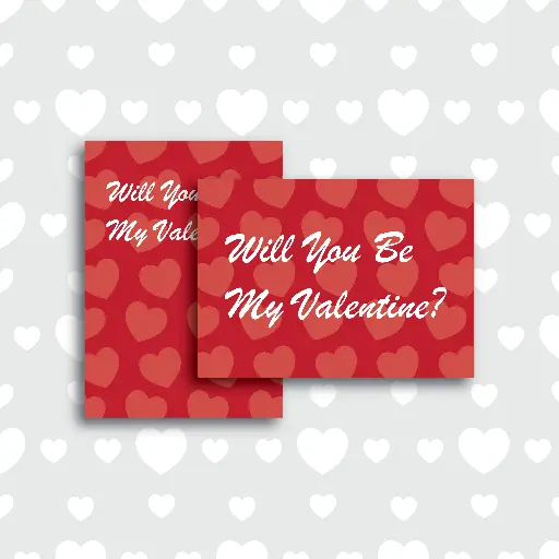 Be Mine Valentine's Day Card