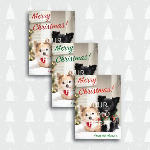 Simple Merry Christmas Customizable Card