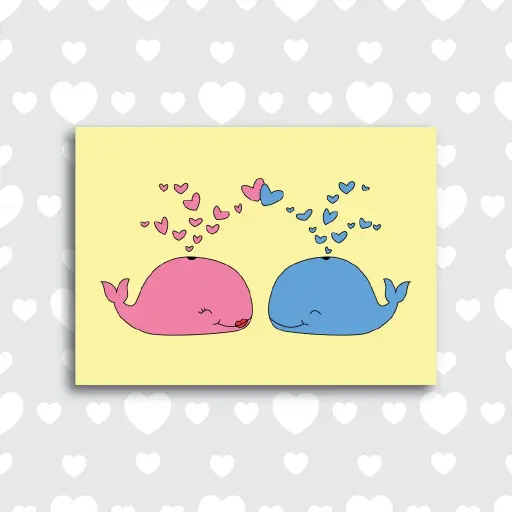 Whale You Be Mine? Valentine's Day Card