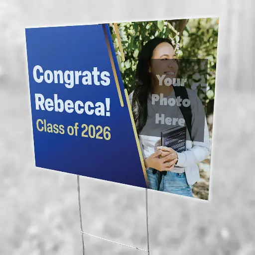 Customizable 2026 Congrats Grad! Yard Sign 