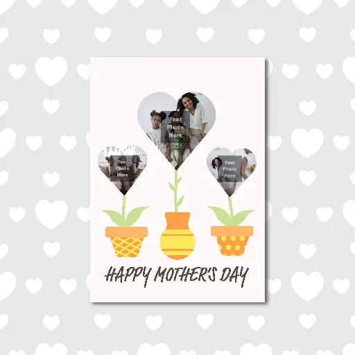 Customizable Planters Mother's Day Card